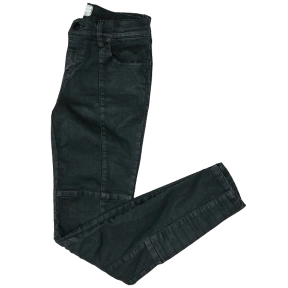 Free People 'Jillian' Coated Low Rise Skinny Jean - Picture 12 of 16